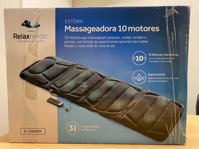 Esteira Massageadora Relaxmedic 10 motores