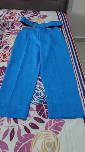Calça de Linho Turqueza G