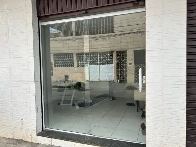 Porta de Vidro Temperado com Estrutura de Alumínio