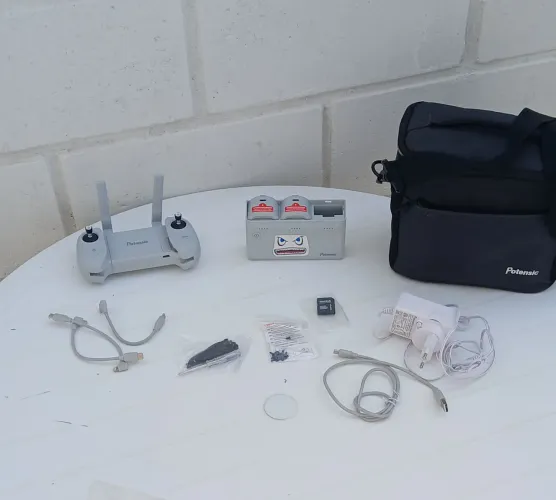 POTENSIC ( controle, baterias, carregador, bolsa, etc)