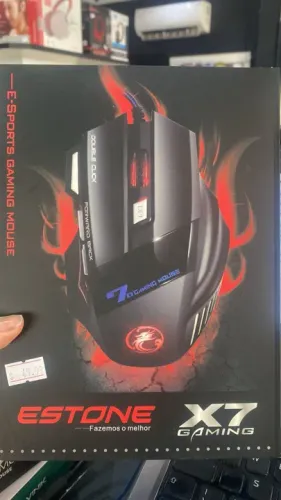 Mouse Gamer Usb Óptico X7 Estone 2400dpi 7 Botões - Loja Coimbra Computadores Entregamos