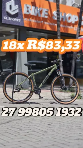 Bicicleta Aro 29 Alumínio First 21v Microshift SOMOS LOJA GARANTIA 18x R$83,33