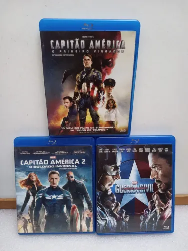 Coleção Capitão América trilogia original 