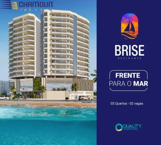 Apartamento em Guarapari, 3 quartos na Praia do Morro