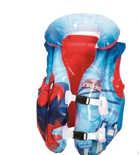 Colete inflável homem aranha