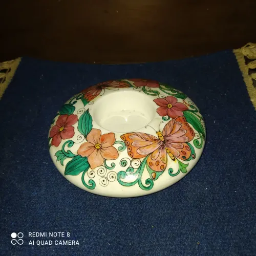 Porta Velas de 7 dias em porcelana 
