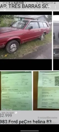 PÉÇAS BELINA 83 DOCUMENTÁDA 