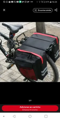 Bolsas para Bicicleta - Ideal para Transporte