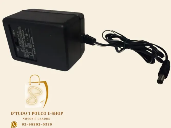 FONTE DE ALIMENTAÇÃO BIVOLT 12V USADA