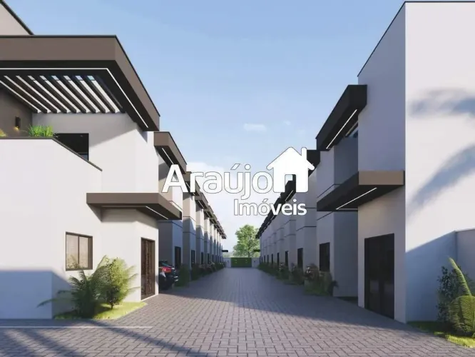 Sobrado à venda no 906 Residence  906 Sul em Palmas-TO  81 m², 2 suítes em condomínio fech