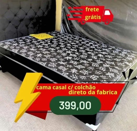 Camas box casal ou solteiro novas e frete grátis 