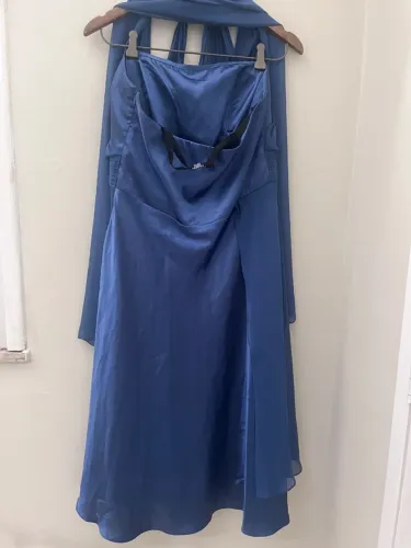 Vestido de festa azul marinho G ( veste até 44)