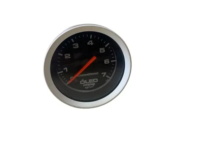 Manômetro De Óleo 7kg Mec. Linha Sport Cronomac 52mm