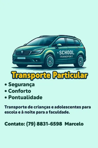 Transporte particular escolas e faculdades