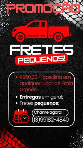 Preço único para Praia Grande, lado praia.