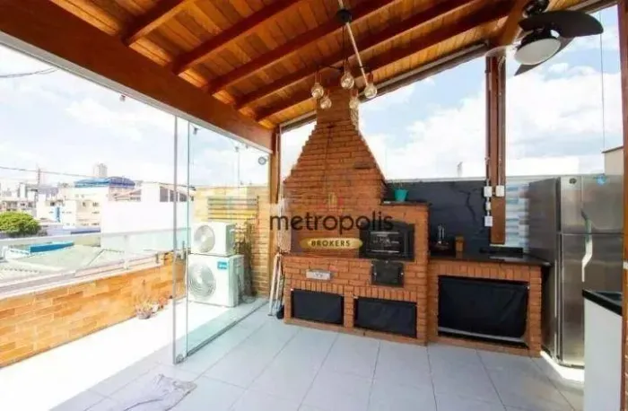 Cobertura, 76 m² - venda por R$ 515.000,00 ou aluguel por R$ 3.851,00/mês - Vila Scarpelli