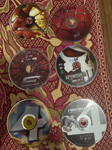 Lote de DVDs Marvel - Homem Aranha, Punisher, Fantastic 4 e mais!