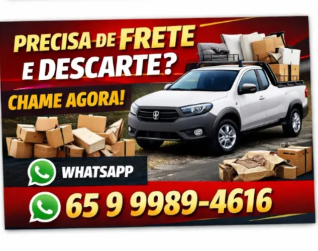 Faça seu frete ou Descarte de Objetos 