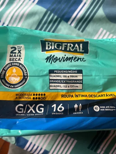 Fraldas Geriátricas Bigfral Moviment