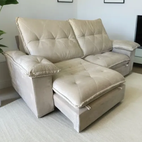 Sofá Retrátil e Reclinável Corvette 2,90m OFERTA tt644