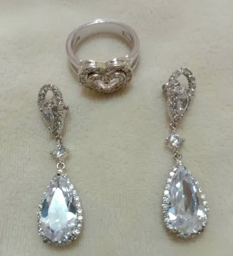 Conjunto semijoias luxo