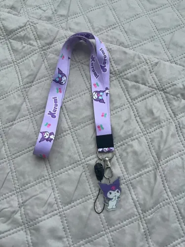 Cordão de pescoço Kuromi - Novo