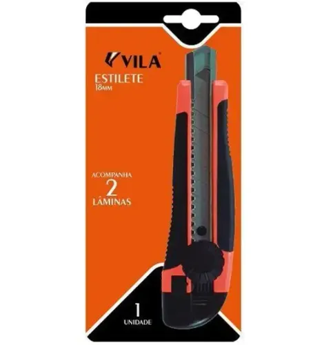 Estilete 18MM Emborrachado VILA 