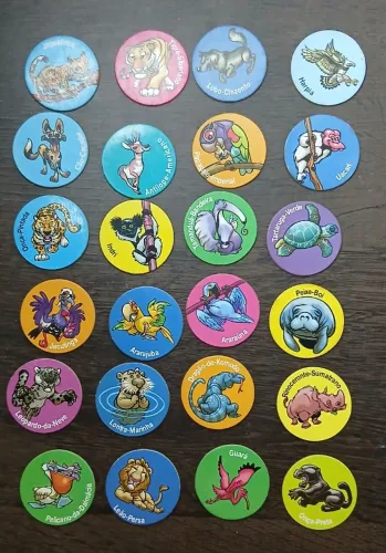 Tazos caps buzy fauna