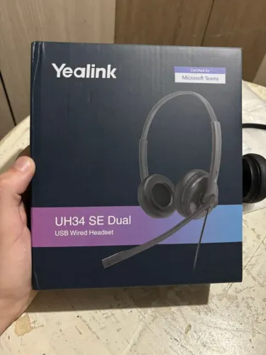 Fone de Ouvido / Headset Yealink UH34 SE Dual