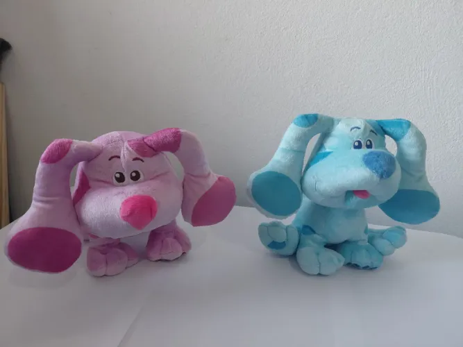 Pelúcia Blue e Magenta Pistas de blue e você