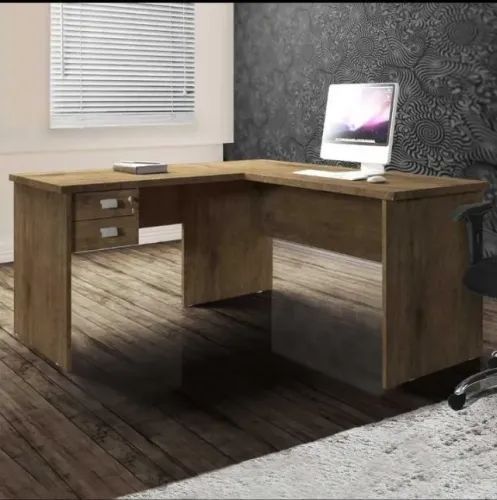 Escrivaninha em L Em breve Acaba 