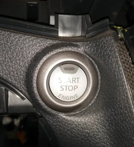 Botão Start Stop Com Moldura Nissan Sentra Sl 2018 Original (Usado)