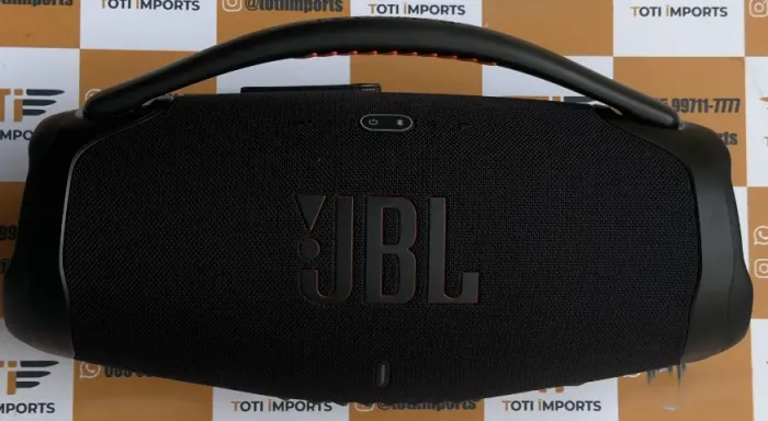 Caixa de som Portátil JBL Boombox 3 180W RMS Preta Seminova Impecável