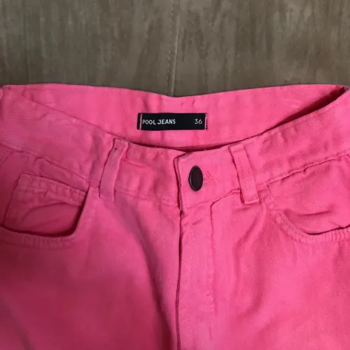 Calça jeans cor de rosa - 36