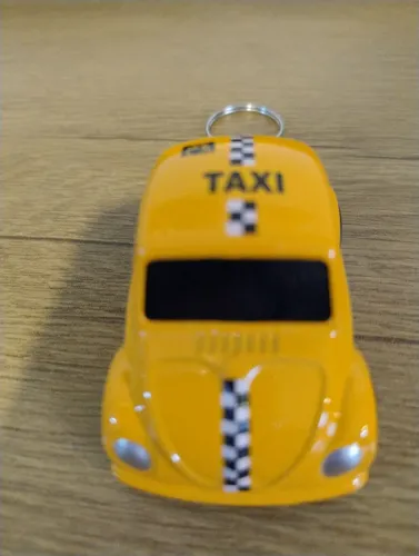 Chaveiro Fusca Amarelo Taxi
