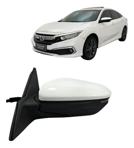 Retrovisor Honda Civic Retrátil G10 2017/2022 Lado Esquerdo