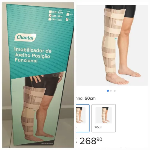 IMOBILIZADOR DE JOELHO POSIÇÃO FUNCIONAL