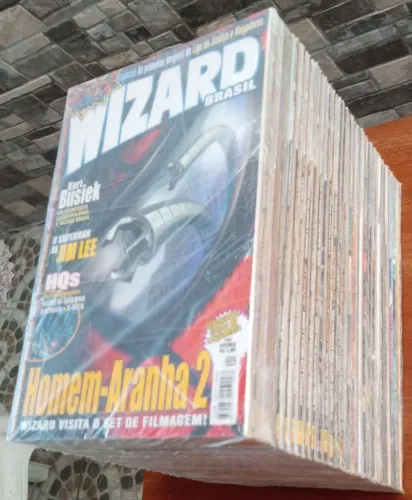 WIZARD BRASIL 1 ao 52, Calendário Poster 2008 + Preview Wizard