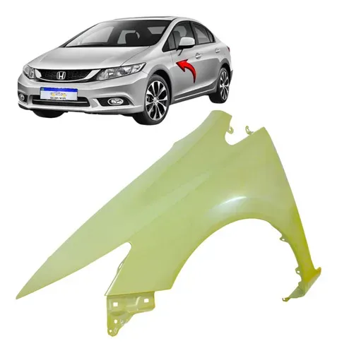 Paralama Honda Civic 2012 2013 2014 2015 2016 Dianteiro L.e