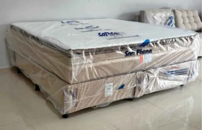 Cama Box Super King com Pillow Top - Entrega Imediata