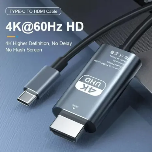 Cabo USB-C para HDMI 4K@60Hz