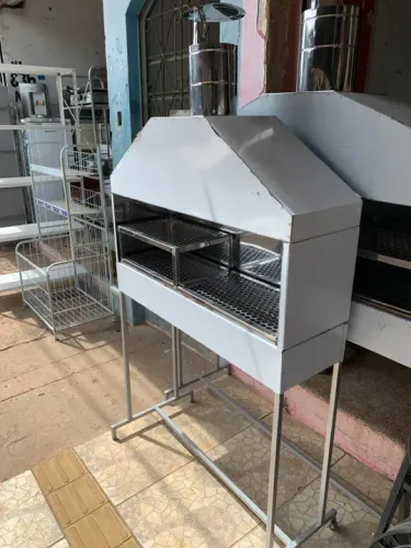 Churrasqueira Industrial em Aço Inox - Nova