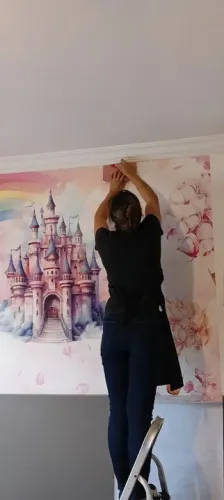 Instalação de papel de parede