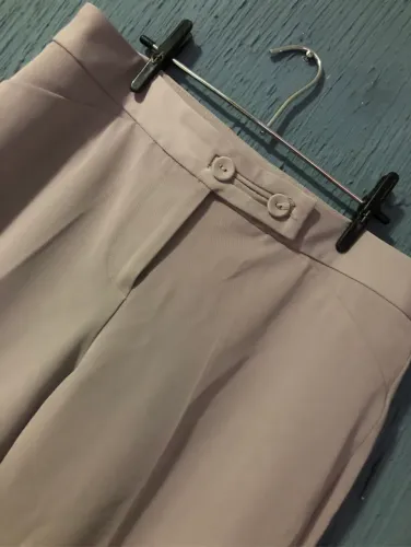 Calça social feminina bege NOVA