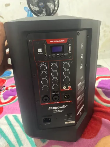 Caixa de som ecopower nova