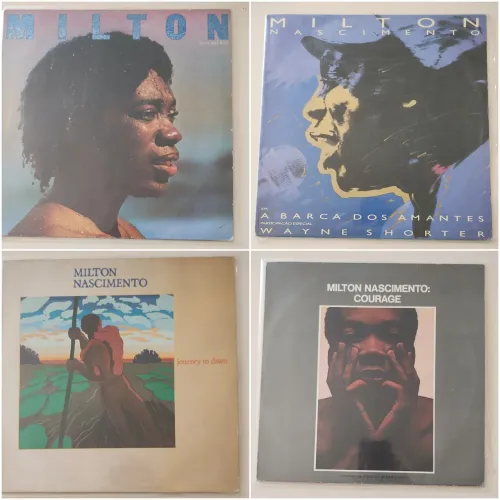 4 Discos de Vinil (LPs) - Milton Nascimento