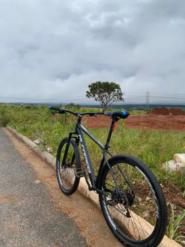 Bicicleta com freio hidráulico