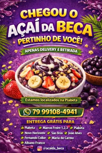 Açaí da Beca ( entrega grátis)