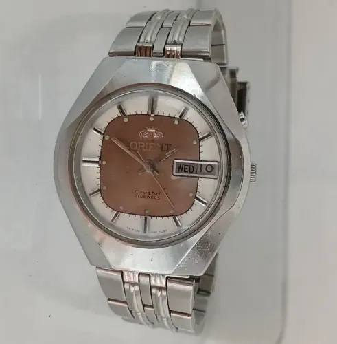 Orient Crystal Automático Modelo Raro - Não é Seiko Citizen Ricoh Technos Timex Mido Suiço