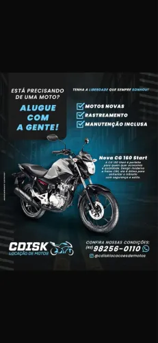 Aluguel/Locação de Motos